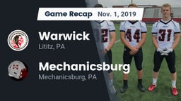 Recap: Warwick  vs. Mechanicsburg  2019