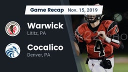 Recap: Warwick  vs. Cocalico  2019