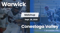 Matchup: Warwick vs. Conestoga Valley  2020
