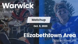 Matchup: Warwick vs. Elizabethtown Area  2020