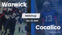 Matchup: Warwick vs. Cocalico  2020