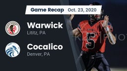 Recap: Warwick  vs. Cocalico  2020