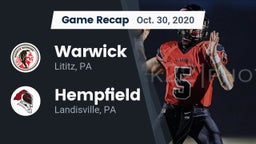 Recap: Warwick  vs. Hempfield  2020