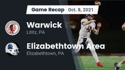 Recap: Warwick  vs. Elizabethtown Area  2021