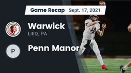 Recap: Warwick  vs. Penn Manor 2021