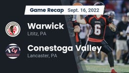 Recap: Warwick  vs. Conestoga Valley  2022