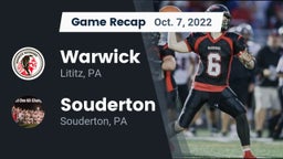 Recap: Warwick  vs. Souderton  2022