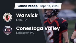 Recap: Warwick  vs. Conestoga Valley  2023