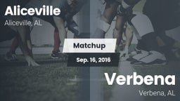 Matchup: Aliceville vs. Verbena  2016