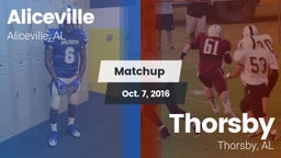 Matchup: Aliceville vs. Thorsby  2016