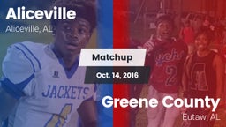 Matchup: Aliceville vs. Greene County  2016