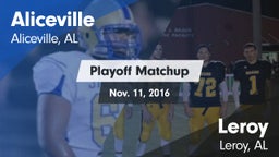 Matchup: Aliceville vs. Leroy  2016