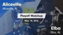 Matchup: Aliceville vs. Elba  2016