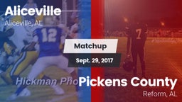 Matchup: Aliceville vs. Pickens County  2017