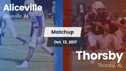 Matchup: Aliceville vs. Thorsby  2017