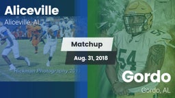 Matchup: Aliceville vs. Gordo  2018