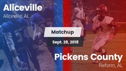 Matchup: Aliceville vs. Pickens County  2018