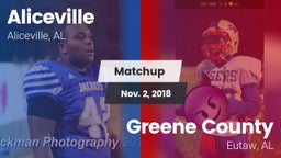 Matchup: Aliceville vs. Greene County  2018