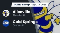 Recap: Aliceville  vs. Cold Springs  2021