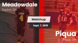 Matchup: Meadowdale vs. Piqua  2018
