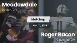 Matchup: Meadowdale vs. Roger Bacon  2019