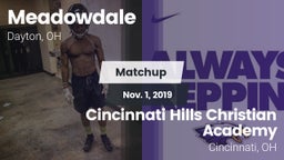 Matchup: Meadowdale vs. Cincinnati Hills Christian Academy 2019
