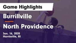Burrillville  vs North Providence  Game Highlights - Jan. 16, 2020