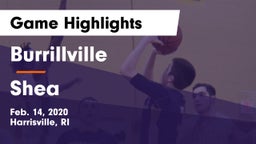 Burrillville  vs Shea  Game Highlights - Feb. 14, 2020