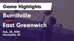 Burrillville  vs East Greenwich  Game Highlights - Feb. 20, 2020