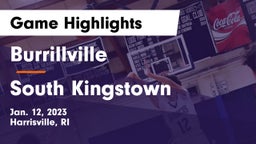 Burrillville  vs South Kingstown  Game Highlights - Jan. 12, 2023
