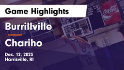Burrillville  vs Chariho  Game Highlights - Dec. 12, 2023