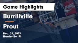 Burrillville  vs Prout Game Highlights - Dec. 28, 2023