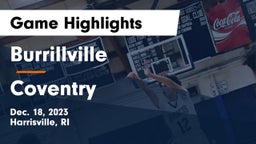 Burrillville  vs Coventry  Game Highlights - Dec. 18, 2023