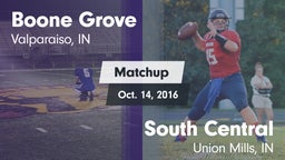 Matchup: Boone Grove vs. South Central  2016