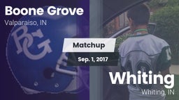 Matchup: Boone Grove vs. Whiting  2017