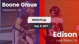 Matchup: Boone Grove vs. Edison  2017