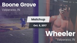 Matchup: Boone Grove vs. Wheeler  2017