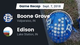 Recap: Boone Grove  vs. Edison  2018