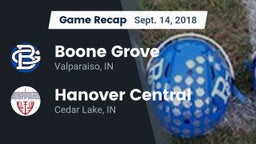 Recap: Boone Grove  vs. Hanover Central  2018