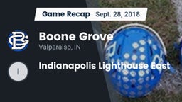 Recap: Boone Grove  vs. Indianapolis Lighthouse East 2018