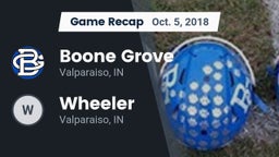 Recap: Boone Grove  vs. Wheeler  2018