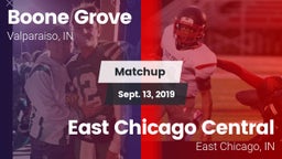 Matchup: Boone Grove vs. East Chicago Central  2019