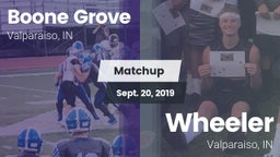 Matchup: Boone Grove vs. Wheeler  2019