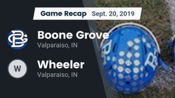 Recap: Boone Grove  vs. Wheeler  2019