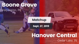 Matchup: Boone Grove vs. Hanover Central  2019