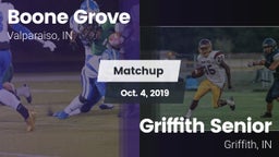 Matchup: Boone Grove vs. Griffith Senior  2019
