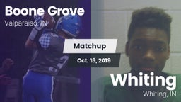Matchup: Boone Grove vs. Whiting  2019