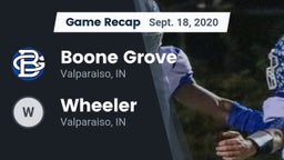 Recap: Boone Grove  vs. Wheeler  2020