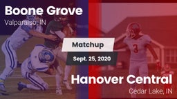 Matchup: Boone Grove vs. Hanover Central  2020