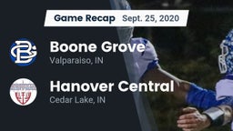 Recap: Boone Grove  vs. Hanover Central  2020